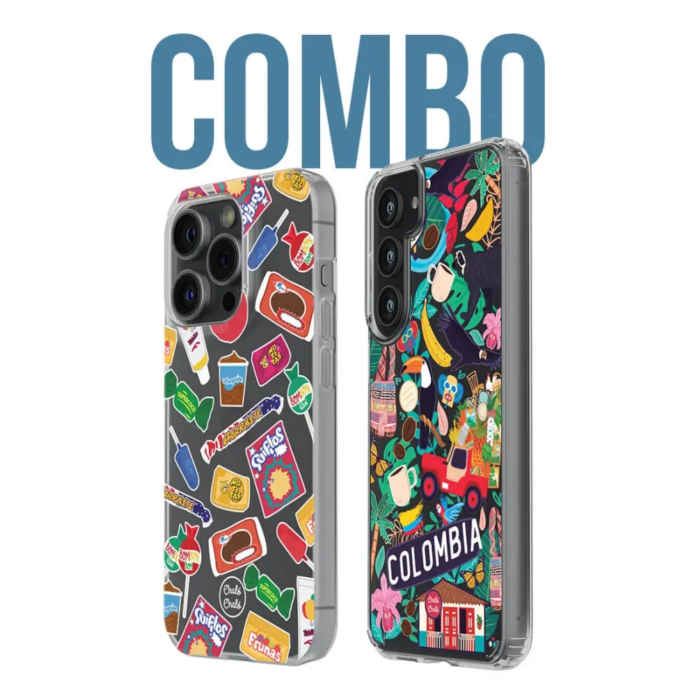 Combo 2 Forros de Celular Chalo Chalo Colombia