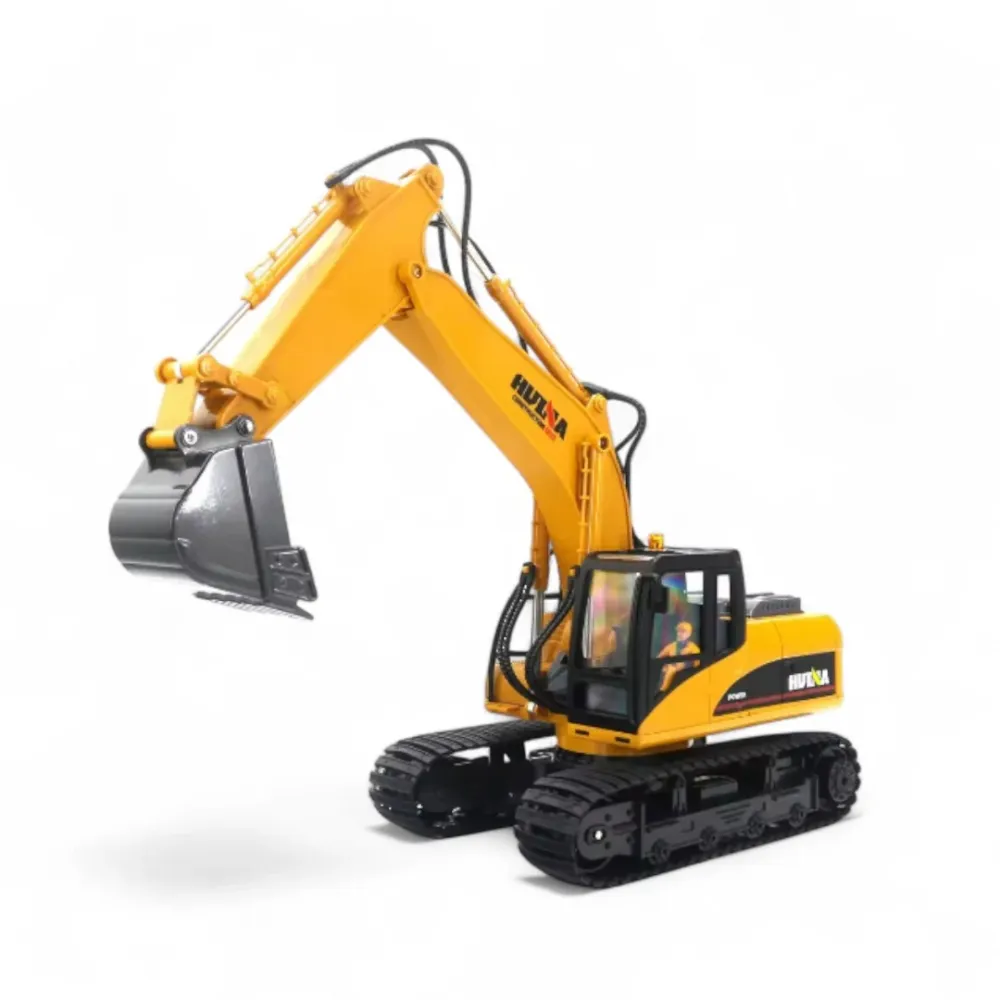 Excavadora Control Remoto Huina Escala 1:14