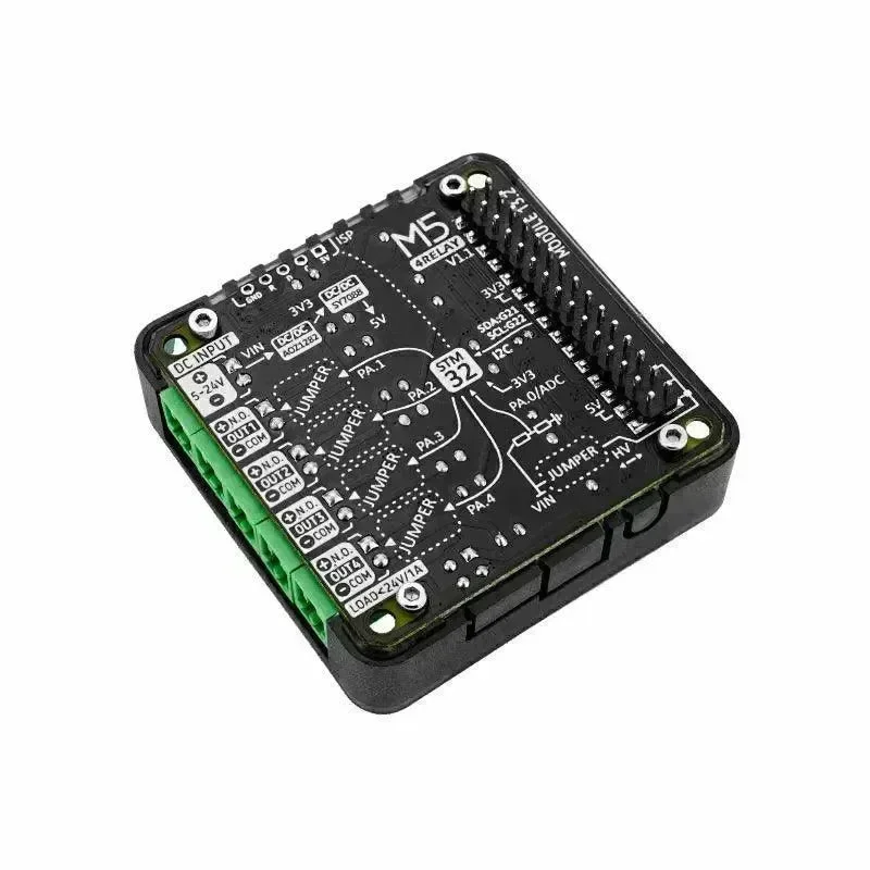 M5stack Módulo Relé de 4 Canales 13.2 V1.1
