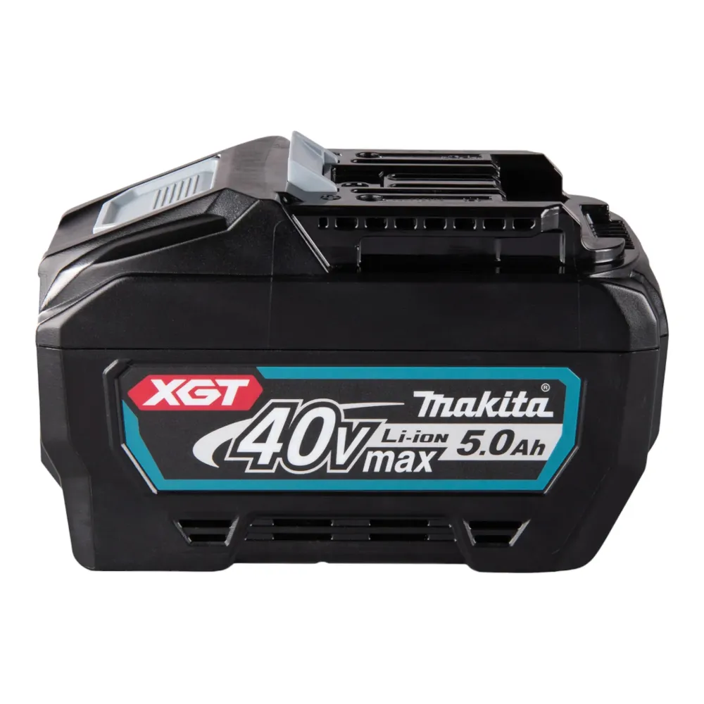 Kit de baterías y cargador Makita: 4 baterías XGT BL 4050 F de 40 V máx. (5,0 Ah) y 1 cargador rápido DC 40 RA
