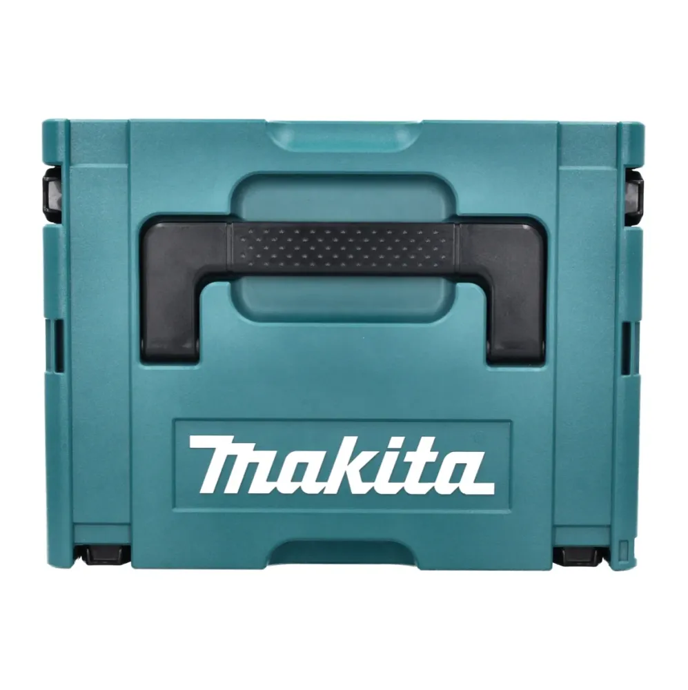 Kit de baterías Makita de 18 V: 4 baterías BL1840B de 4,0 Ah, cargador doble DC18RD (197503-4) y maletín Makpac