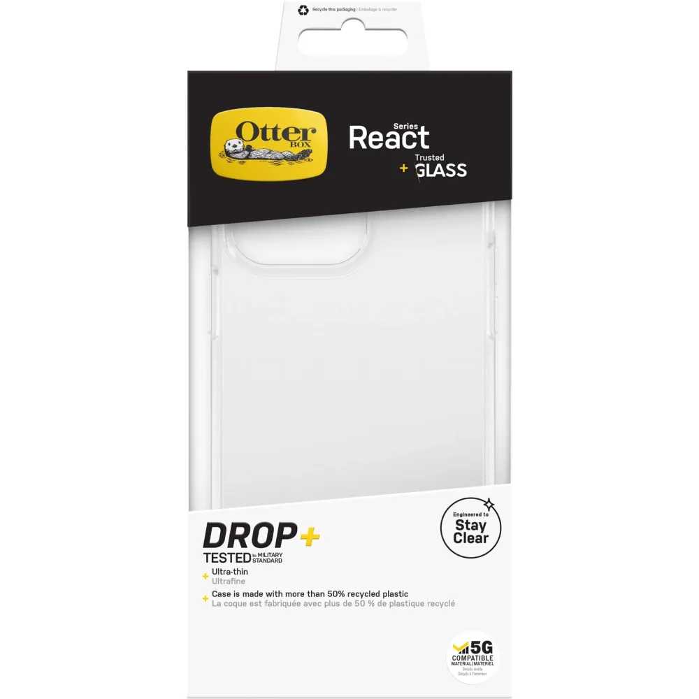 Pack funda React + Cristal Anti-Microbial iPhone 14 Pro Max | Otterbox
