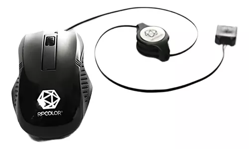 Mouse Mini Óptico USB Retráctil B0302 Ripcolor