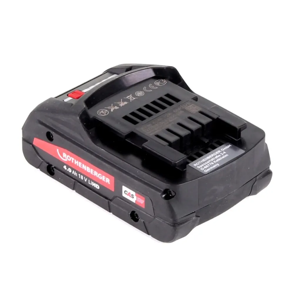 Baterí Li-HD Rothenberger RO BP18/4 de 18 V, 4,0 Ah, 2 unidades (1000002548)