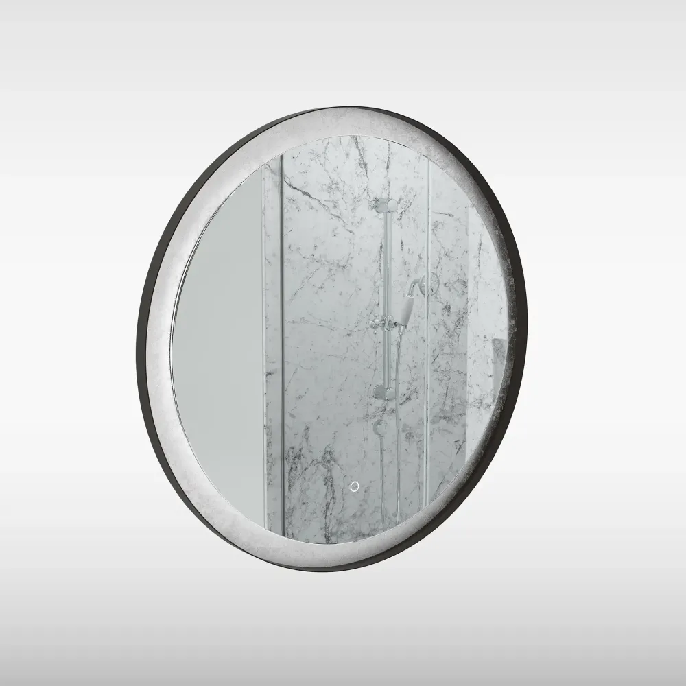 Espejo de baño Hebe con retroiluminación, sensor táctil y sistema antivaho Sensio Lighting