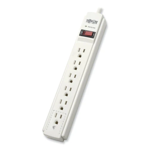 ¡Protegerlo! Protector contra sobretensiones, 6 salidas de CA, cable de 6 pies, 790 J, gris claro Tripp Lite