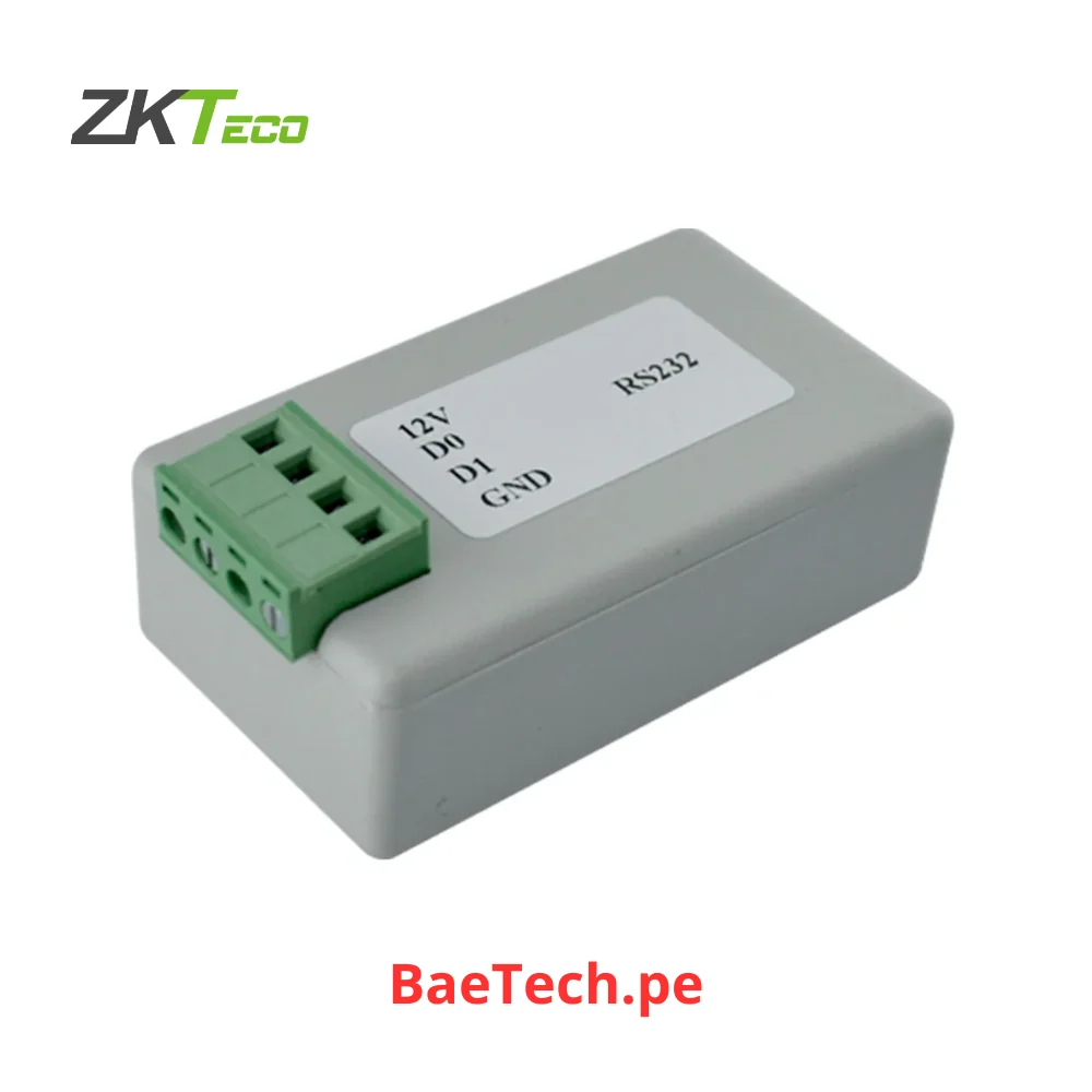 ZKTECO Conversor RS232 wiegand 66Bits - HDC09-232 WG66